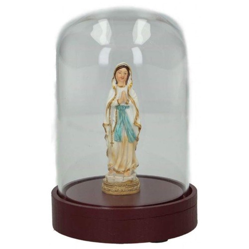 Statua madonna lourdes - madonna, campana