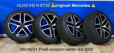 N4 cerchi originali Mercedes AMG 21" con gomme 285/45/21 Pirelli Winter