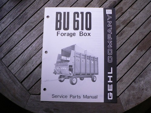 Gehl bu610 forage - gehl,