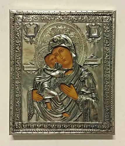 Icona russa madonna - russa, di