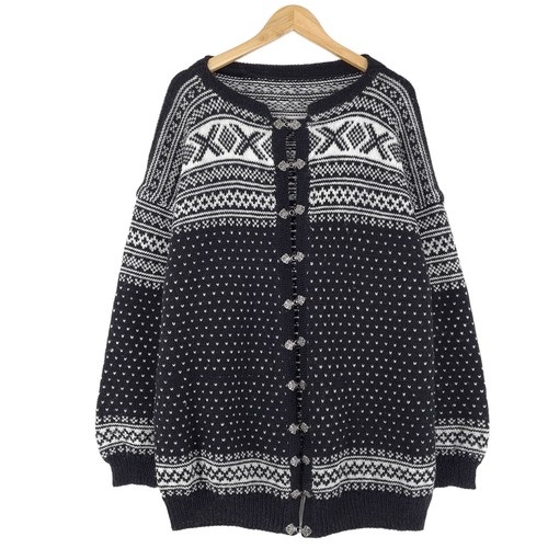 Cardigan nero nordic - cardigan,