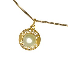 Collana rotonda chanel logo - collana,