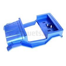 Coque avec capot bleu satiné