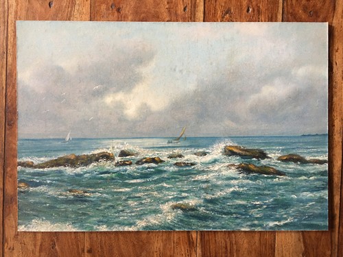 Barche vela paesaggio - ", a
