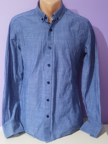 Camicia casual blu jeans