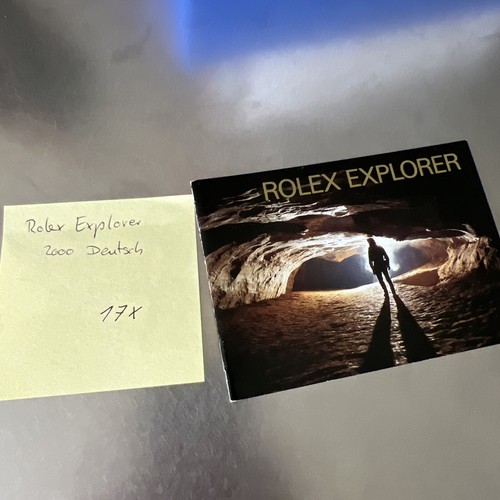 Rolex explorer booklet - booklet, /