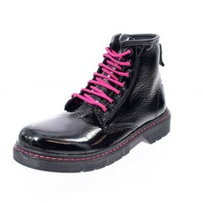 Jolly Calzature Srl Anfibi In Vernice Da Ragazzina Nero - Taglia 28 Junior