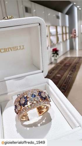 Anello crivelli oro - crivelli, rosa