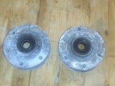 Guzzi V7/750 S 750 S3/ 850 T3/1000 G5 Borrani 2 Flange Dischi Ant.