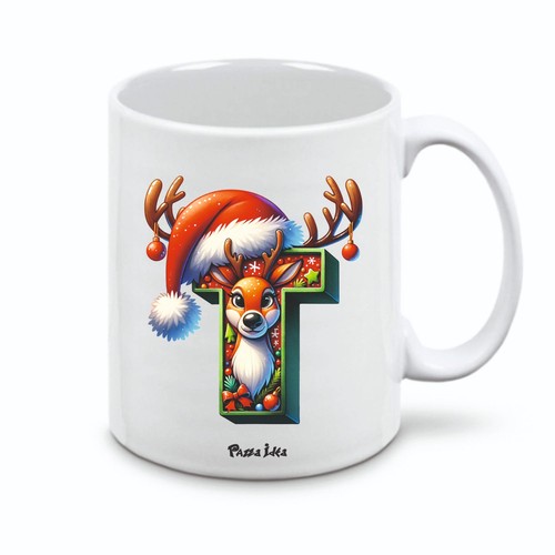 Tazza natale con - , lettere