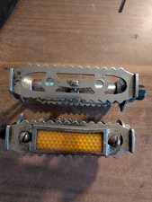 Paire de pédales acier