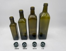 BOTTIGLIE VETRO VERDI PER OLIO