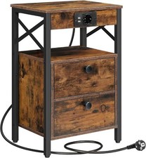 HOOBRO Comodino Tavolino con 2