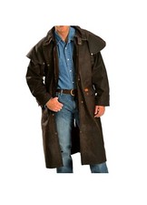 Cappotto lungo stile cowboy