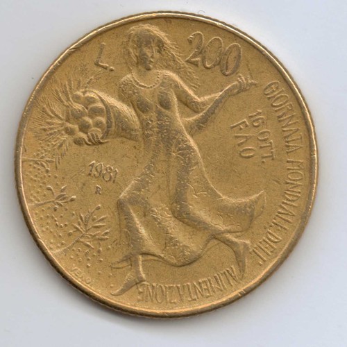 Italia 200 lire - lire, 1981