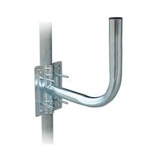 SUPPORTO ANTENNA CURVO PALO MURO 24 CM FIG.2