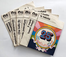 7"45 Lotto 5 Dischi 25° Zecchino D ' Oro Coro Antoniano Italy 1982 Music Vinile