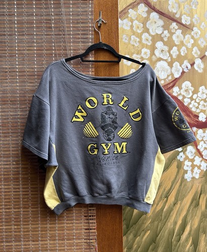 Felpa vintage world gym - vintage, venice