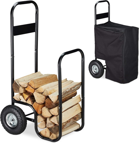 Carrello porta legna - porta, in