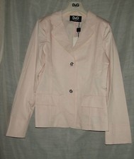 DOLCE & GABBANA JUNIOR VESTE EN COTON TAILLE M OU 16 ANS (155-161 CM) ROSE CLAIR