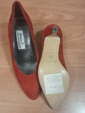 Scarpe camoscio donna Nuove 36 decoltè vera pelle