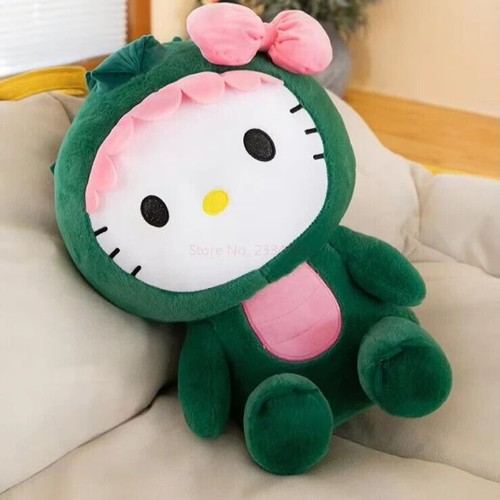 Peluche dinosauro gatto - , verde