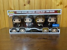 Funko Rock QUEEN 4 PACK Only at WALMART Freddie Mercury Brian May Taylor Deacon