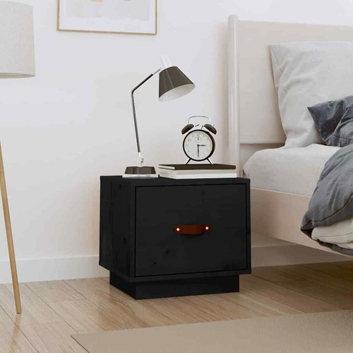 Vidaxl comodino nero 40x34x35 - vidaxl,