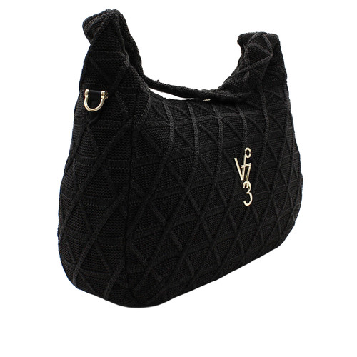 V73 borsa nera - borsa, tessuto