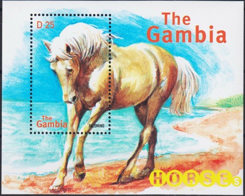 Gambia 2001 cavalli - gambia, palomino