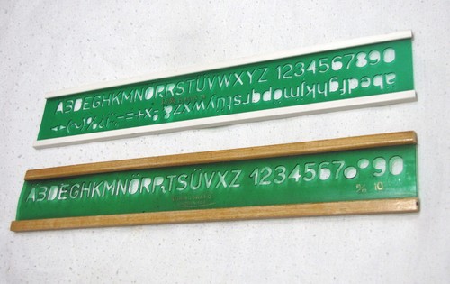 Lotto normografi vintage - 2,