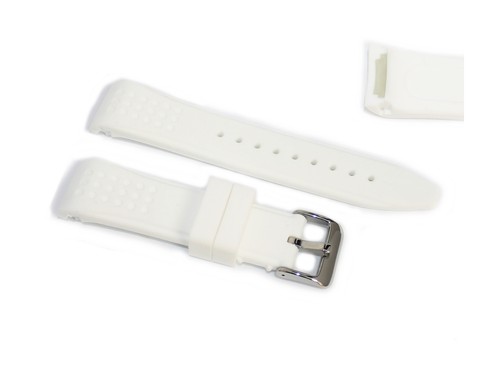 Cinturino gomma bianco