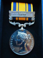 SOUTH AFRICAN ZULU MEDAL FULL SIZE, 1879 CLASP & RIBBON, REPRODUCTION/COPY