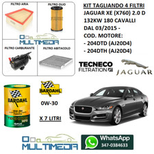 TAGLIANDO 4 FILTRI OLIO