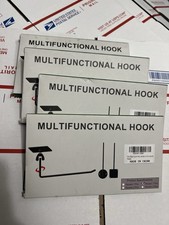 EGZ Ganci Organizzatore Coperchio o Cappello in Vetro Tipo Rotondo Porta Metallo Set di 4