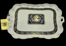 Vassoio porcellana decorata - porcellana,