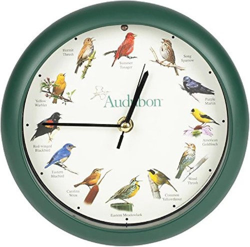 Charming audubon bird clock - charming,