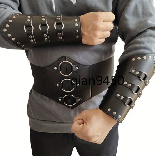 Braccialetto medievale pelle - braccialetto,