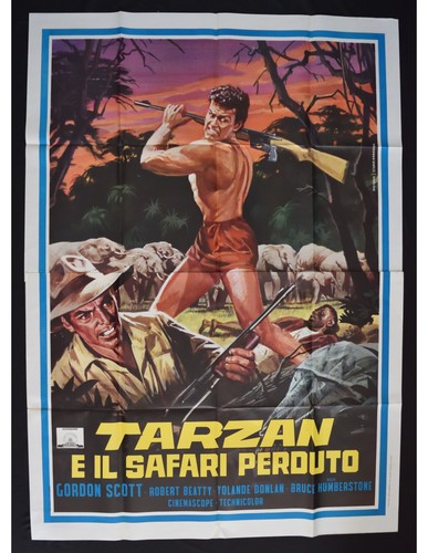 Manifesto tarzan safari - tarzan, e