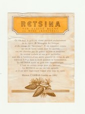 Etichetta pubblicitaria vino