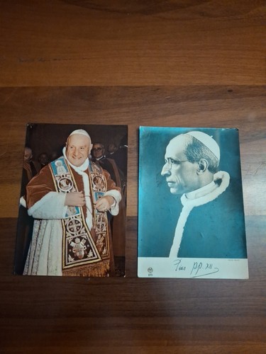 Coppia cartoline papa - cartoline,