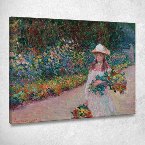 Ragazza nel giardino - ragazza, di