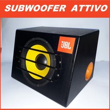 BOX AMPLIFICATOATTIVO 800 WATT SUBWOOFER ATTIVO AMPLIFICATORE INTEGRATO WEB AUTO