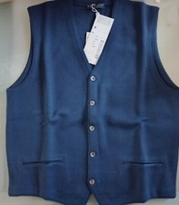 Gilet smanicato uomo. Tessuto