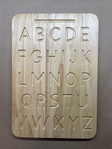 Montessori wood alphabet - montessori, &