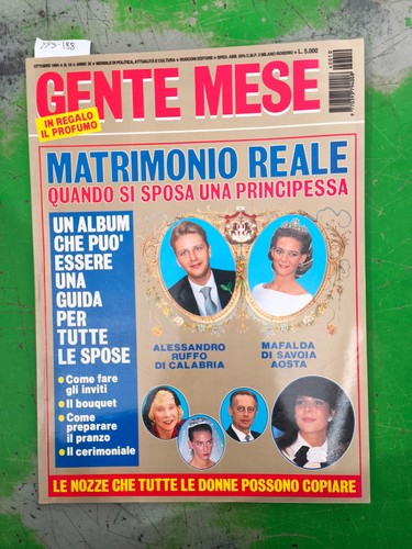 Gente mese matrimonio reale - gente,