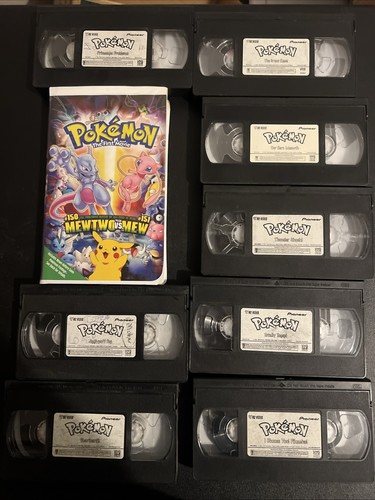 Vintage pokemon vhs tapes - vintage,