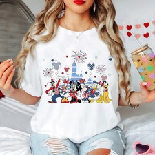 Magliette Disney Topolino 4 luglio, maglietta Topolino e amici