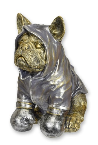 Una statuetta resina - in,