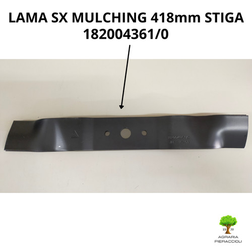 Lama mulching 418mm - lama, sx
